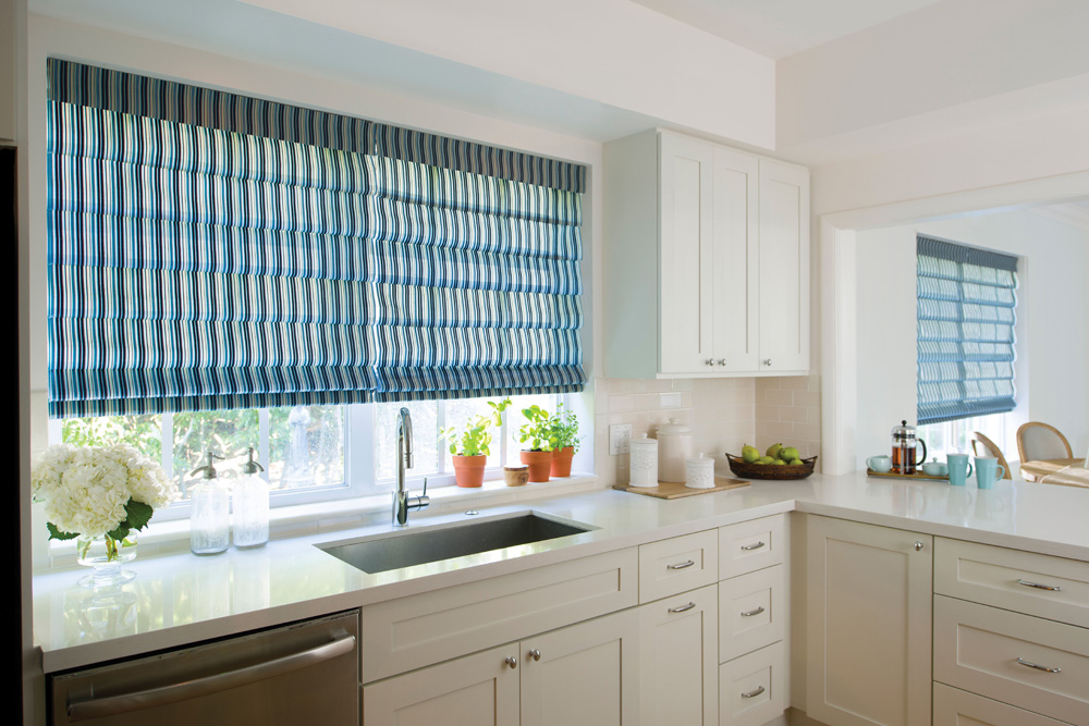 levolor-custom-roman-shade-flat-classic-stripe-midnight-light-filter-cordless-kitchen